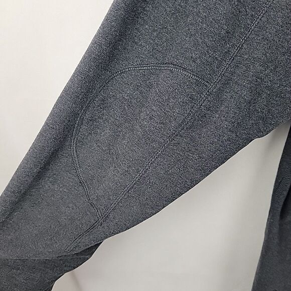 Lululemon All Town Henley Shirt Mens XL Gray Super Soft French Terry Heavyweight - Picture 9 of 10